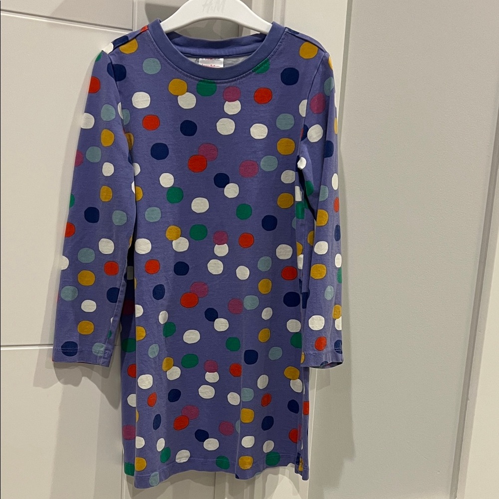 Hanna Andersson long sleeve t-shirt dress. Size 5